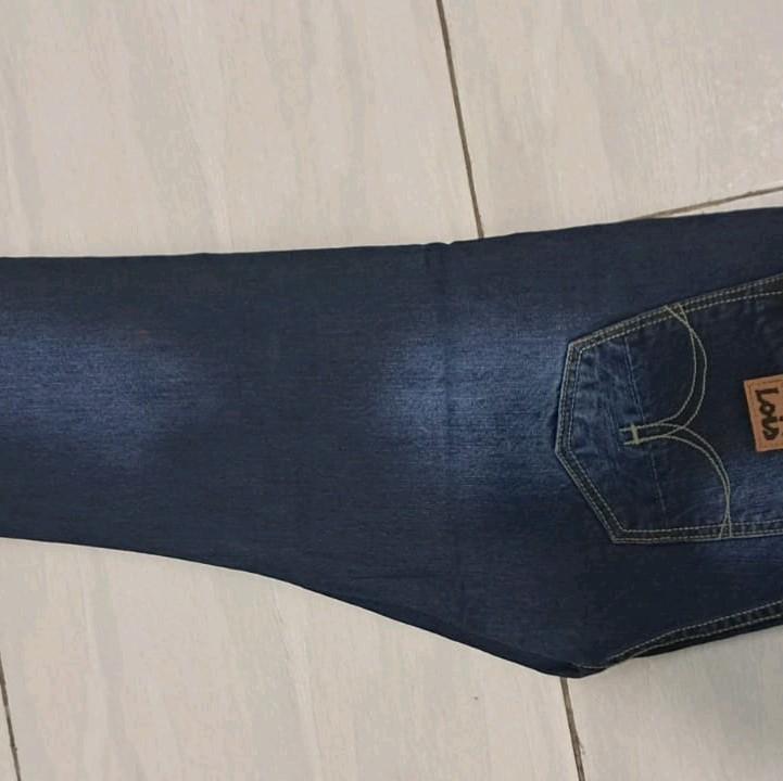 TERBRU CELANA LOIS PREMIUM, HANYA 2 WARNA ORIGINAL Jeans Biru Nyaman Denim Panjang Cowok Keren Pria Tebal 3