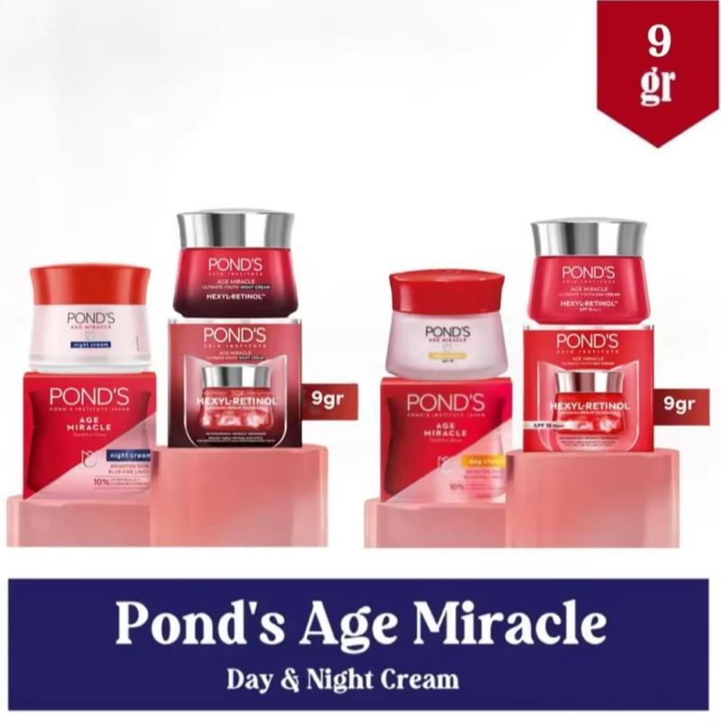 Ponds Age Miracle Hexyl Retinol Niacinamide Day / Night Cream 9gr Facial Vitamin Wajah 0