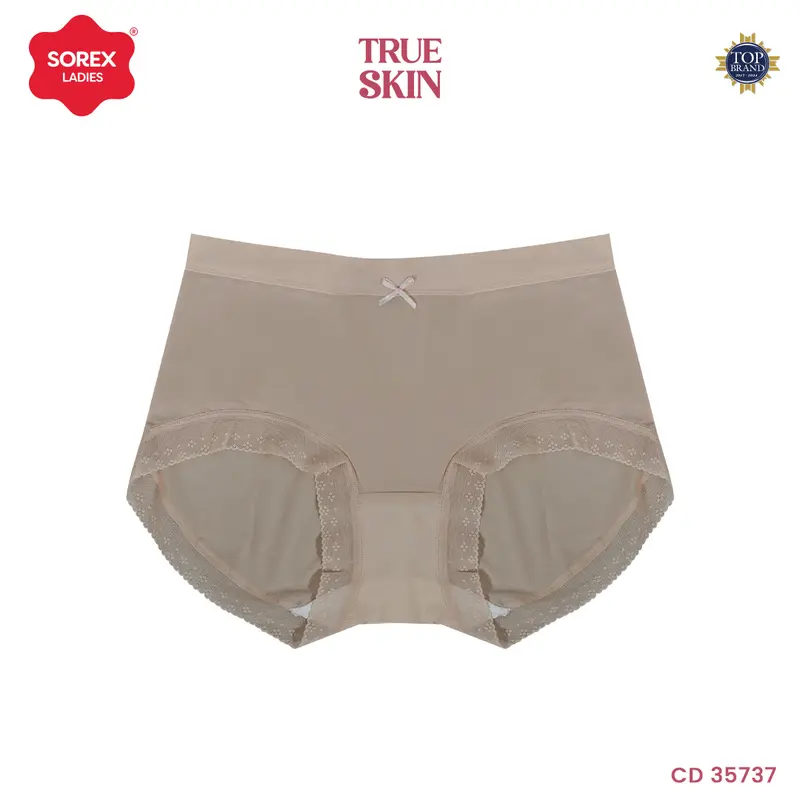 Sorex Celana Dalam Wanita Semi Seamless Renda Fashion Midi True Skin CD 35737 2