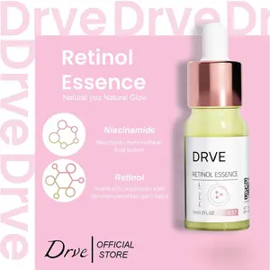 Drve Retinol Essence 1 anti penuaan anti kerutan mengandung Niacinamide untuk mencerahkan wajah