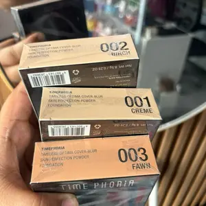 TIME PHORIA - TWC-Two Way Cake Timeless Optima Perfection Powder Foundation Bedak Padat Tahan Lama Bedak Tabur Oil Control