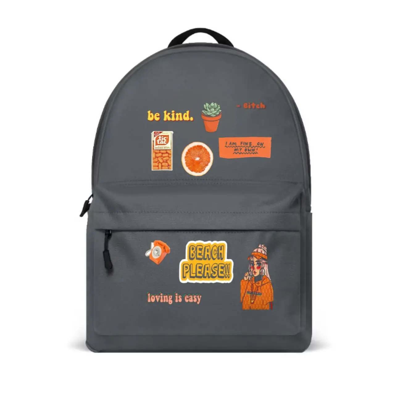 Tas Vintage MOCKS Wanita Ransel Sekolah Kuliah Backpack Laptop