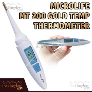 Microlife MT 200 MT200 Gold Temp Thermometer Termometer Fleksibel Alat Pengukur Suhu Tubuh Badan Ketiak Anak Bayi Termo Digital Flexibel