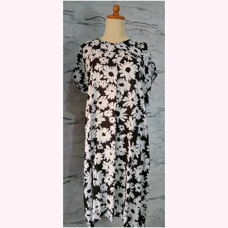 Daster motif bahan Rayon premium LD 115-120 PB 100 - Busui 1