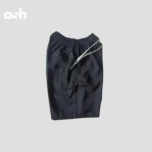 ASH - Cinos Pria Pendek Drill Tebal Model Casual Pinggang Stretch Saku Samping Kiri Kanan & Belakang Nyaman Adem Fit to M L XL