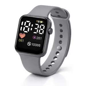 Jam Tangan Anak Remaja Digital LED Anti Air | Jam Tangan Cewek Cowok Korean Style | Strap Rubber Nyaman