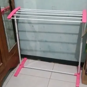 RAK JEMURAN HANDUK DAN PAKAIAN BAJU CH15 / STAINLESS RACK LAUNDRY