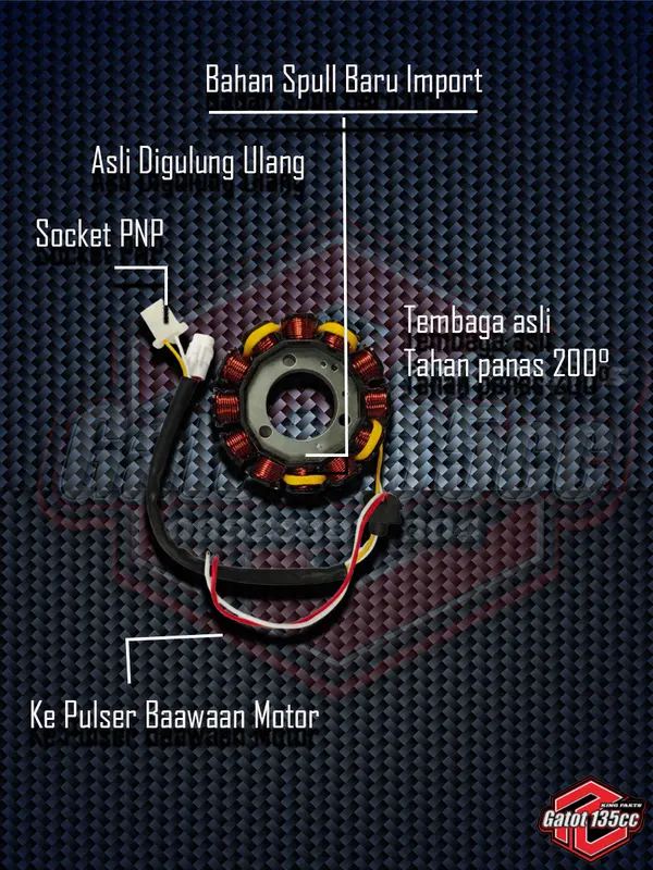 Paket Spul fullwave Jupiter Z, Jupiter Z Burhan set Kiprok Nmax dan kabel kit fullwave PNP suport Daymaker atau biled PNP fullwave 2