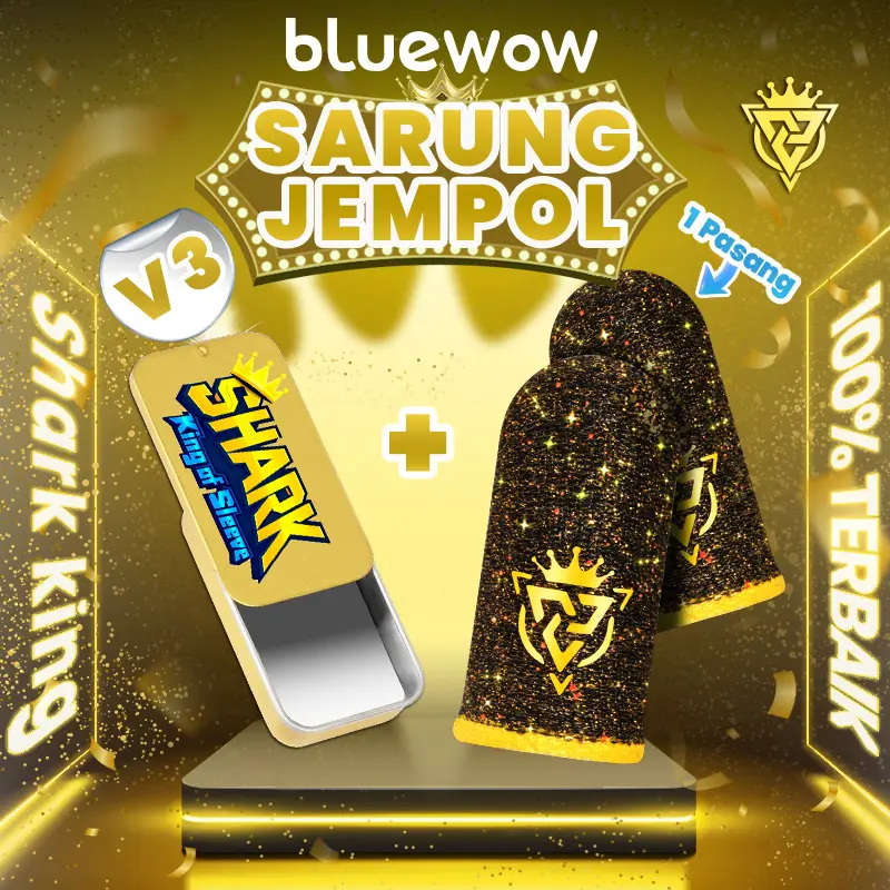 [V3] Shark king 16-1pasang+kotak3.0