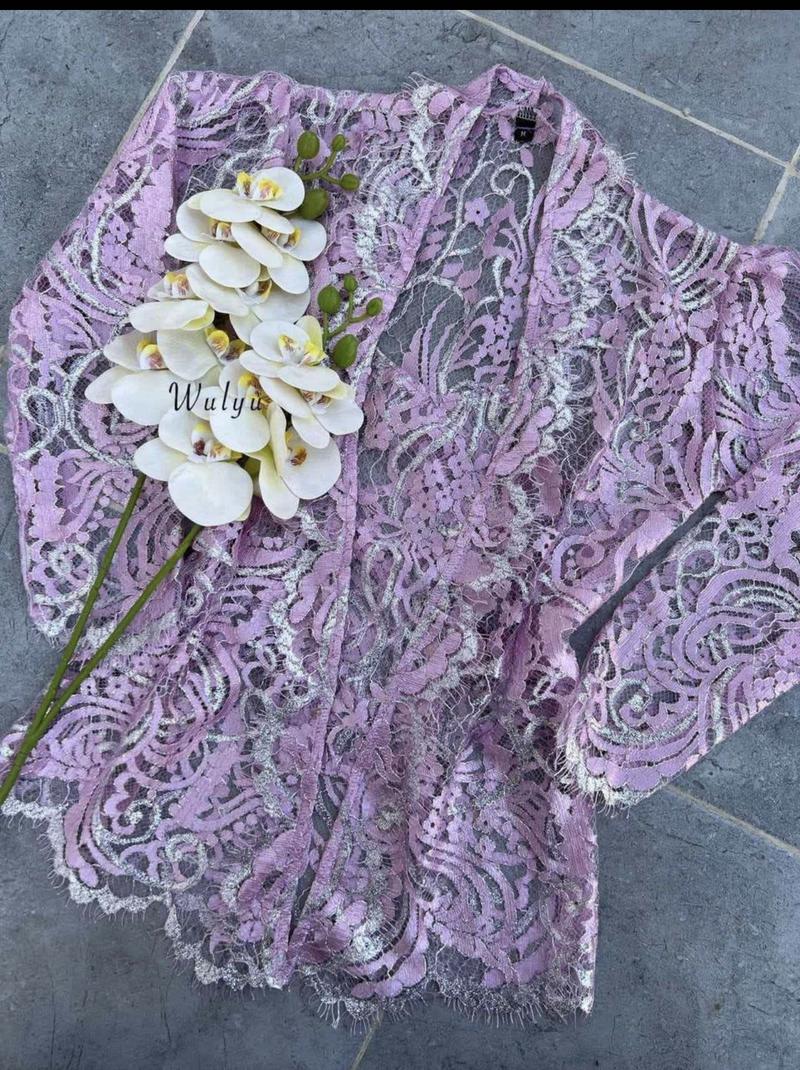 Product Introduction of Kebaya jadi metalic glossy non payet Atasan 4