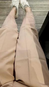 Product Review of Celana Promthong BO1 7/9 High Waist Kancing Bulat Katun Tidak Stretch Bangkok Wanita from b**l 0