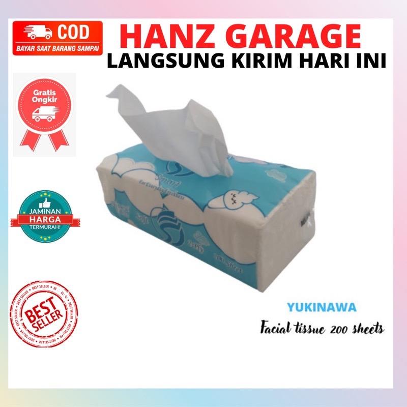 6pc Tisue yukinawa 200 lembar lembut Facial Tissue 200 Sheets / Softness Facial Tissue 2ply tisu wajah tisue muka makanan serbaguna 0