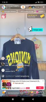 Product Review of Baju Link CO Nota Live Crewneck (GEMOY) - Bahan Cotton Fleece Standar casual Pas Nyaman Wanita Panjang Basic Hoodie Oversize sweater love from n**a 0