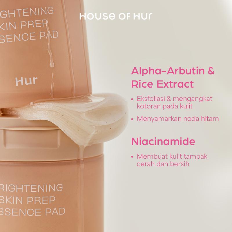 House of Hur Brightening Skin Prep Essence Pad 1