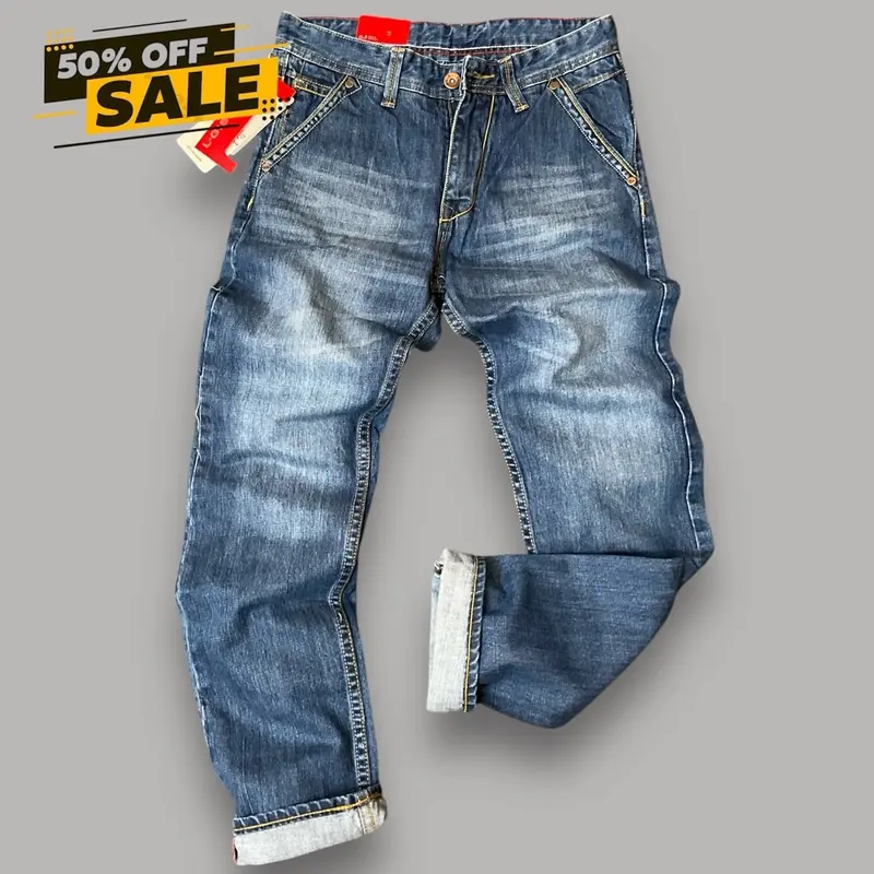 Cealana Jeans L-GIS Pria/Jean Panjang Original - COD - Denim-Standar Reguller fit outfit Pria Nyaman -jeans panjang 1