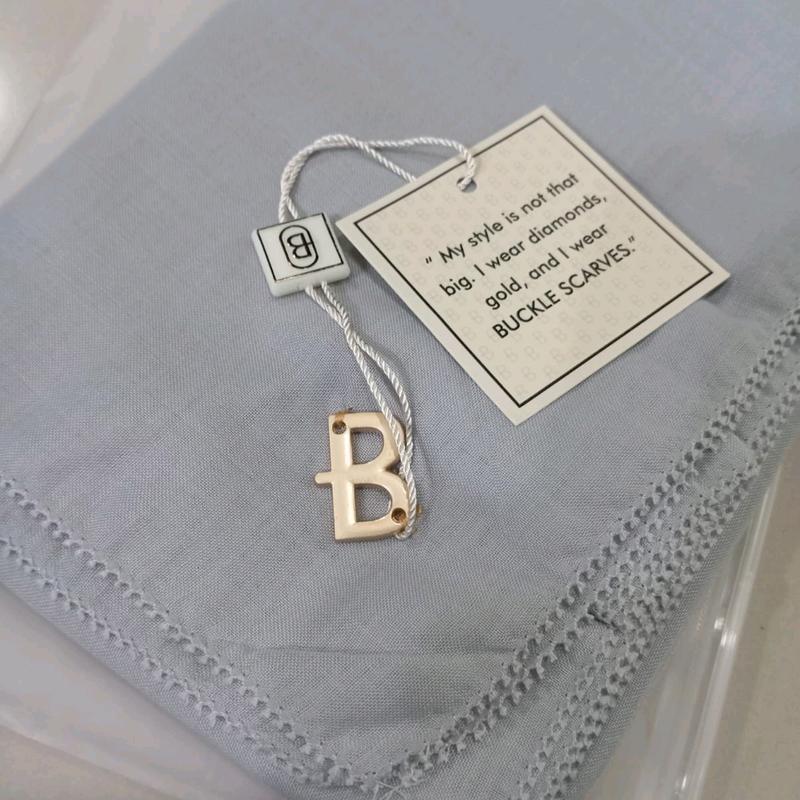 HIIAB BUCKLE SCARVES POLOS FREE POUCH Jilbab Segi Empat Metal Logo Muslim 3