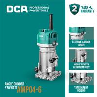 Gambar DCA Trimmer / Mesin Profil Kayu 1 Tangan 550Watt AMP04-6 dari DCA OFFICIAL STORE Kota Administrasi Jakarta Barat 3 Tokopedia