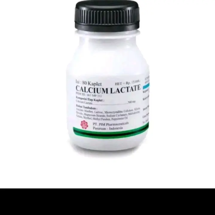 Calcium Lactate Kalsium Vitamin Lengkap