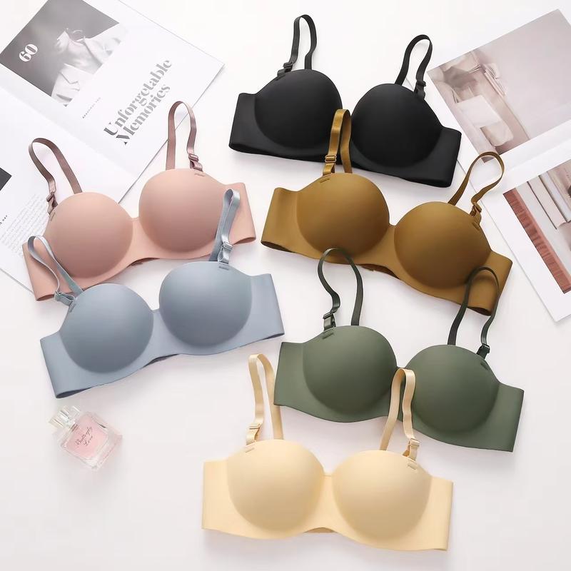  combo 3 áo ngực su đúc,áo lót không gọng Nữ Không Dây  Liền Mạch Và Vô Hình Đẩy Lên Thiết Kế Chống Trượt Thích Hợp Cho Thể Thao   Khiêu Vũ Thoải Mái Và Gợi Cảm 