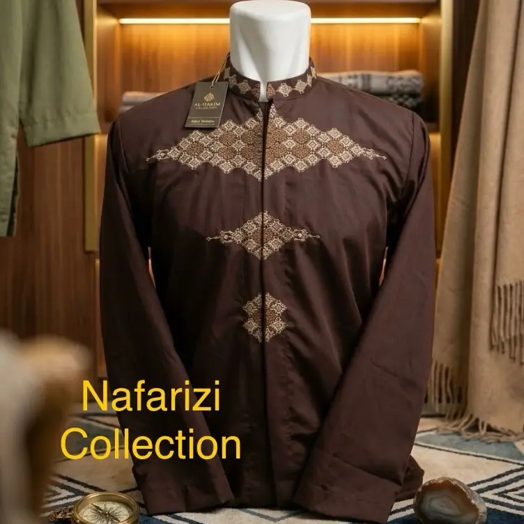BAJU KOKO PANJANG BORDIR MEWAH EXCLUSIF SERIES/BAJU KOKO BORDIR TERBARU BRANDED Mewah/BAJU KOKO LEBARAN BORDIR TERBARU 2026