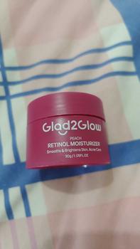Product Review of GLAD2GLOW Peach Retinol Moisturizer 30 gram dengan Retinol & HPR untuk Memudarkan Garis Halus dan Kerutan from d**p 0