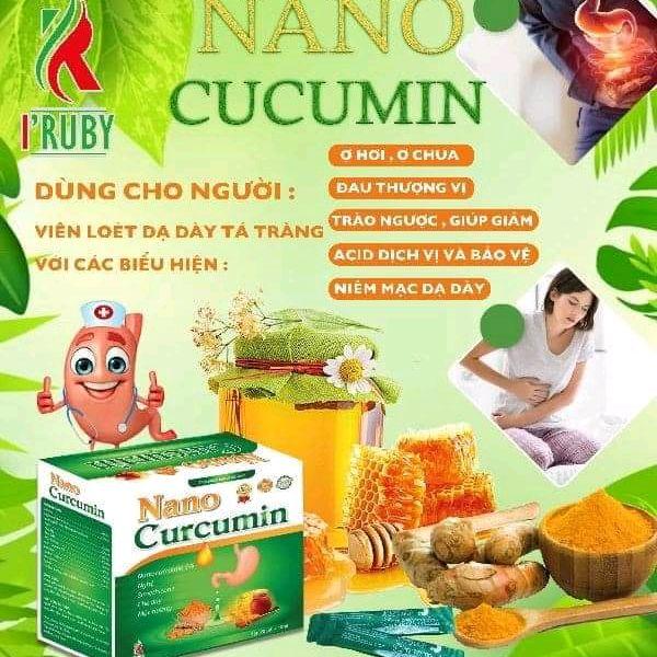 Nano curcumin ( trào ngược dạ dày, bao tử) nghệ 3