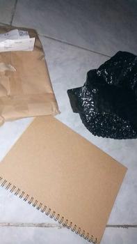Product Review of (DTS) Buku Sketsa A6 A5 Sketchbook Isi 50 Lembar 100 Halaman Jilid Spiral Cover Vintage Paper Stationery from ** 0