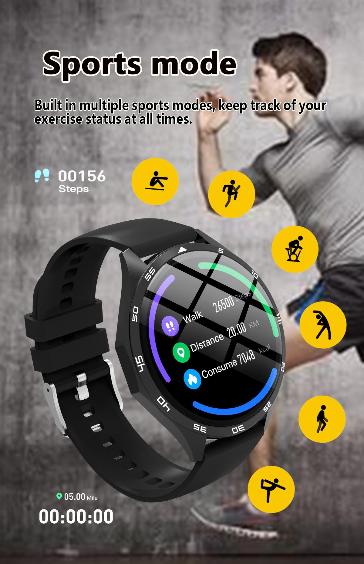 Jam tangan pintar baru 2026, panggilan Bluetooth, jam tangan pintar dengan tampilan khusus, jam tangan pintar olahraga untuk pria dan wanita, monitor kesehatan, jam tangan pintar untuk pria. Jam tangan pintar baru 2026, panggilan Bluetooth, jam tangan pintar dengan tampilan khusus, jam tangan pintar olahraga untuk pria dan wanita, monitor kesehatan, jam tangan pintar untuk pria.