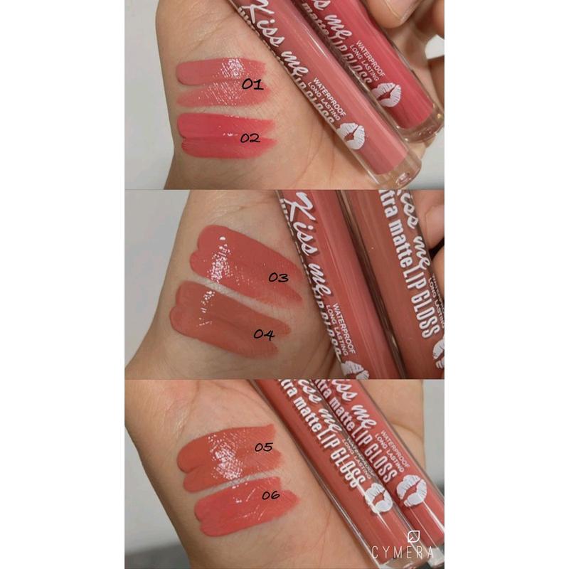 6PC!! JH3759 LIPGLOSS HASAYA GIRL MATTE TAHAN LAMA Matte Bibir Kosmetik lip  matte 1