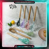 Gambar [EXCLUSIVE CREATOR] JIB Silicone Spaghetti Tool / Pengangkat Pasta / Alat Spaghetti Mie Silikon Kayu - Lilac dari JIB Indonesia Kota Bogor 1 Tokopedia