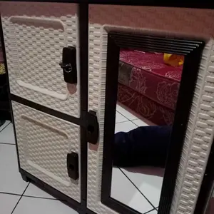 Lemari Meja TV Plastik TABITHA CLICKS TOWER 3 SUSUN 2 Furniture