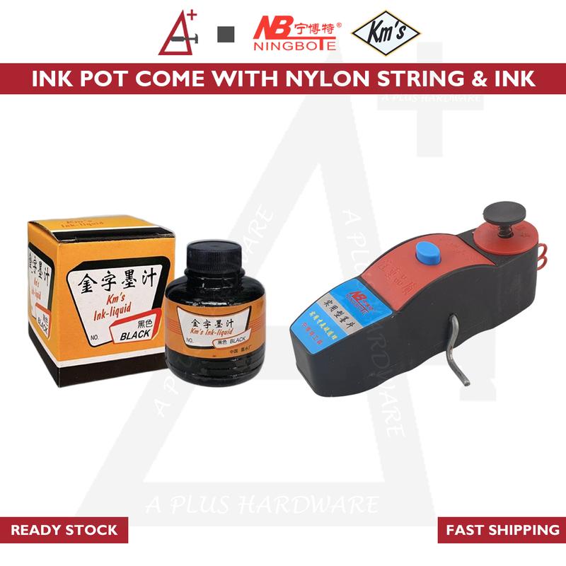 Ink Pot Nylon String + Km's Ink-Liquid Benang Bekas Tali Uku - TikTok ...