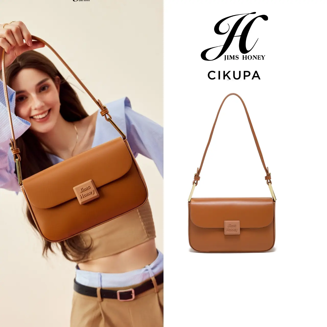 Jims Honey - Tami Bag - Tas Selempang Sling Bag Wanita Kulit Slingbag