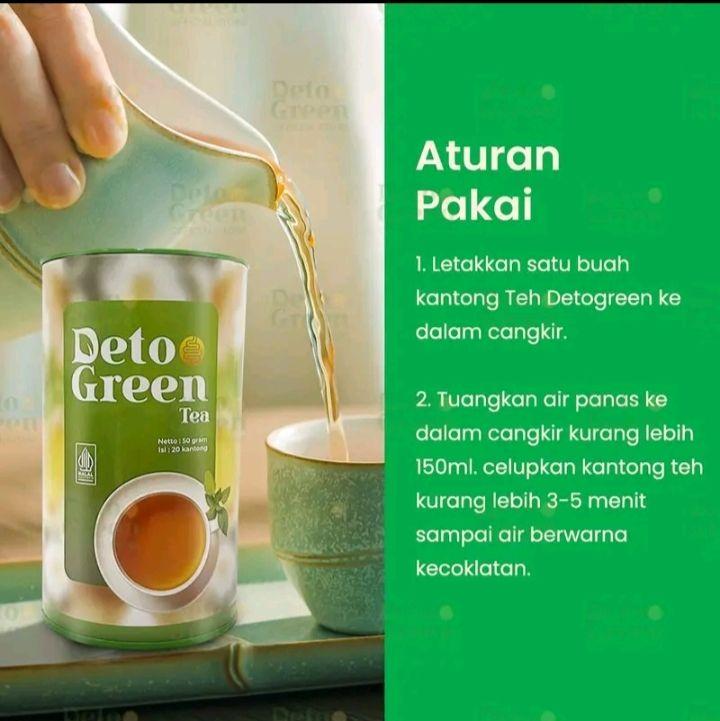Product Introduction of Detogreen Bundling 2 botol teh hijau minuman tea herbal (Air/Honey/Gula) 15