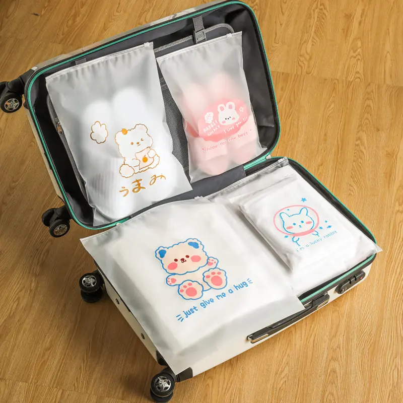 ZIPPER LUCU MOTIF BEAR AC39 STORAGE BAG TRAVEL