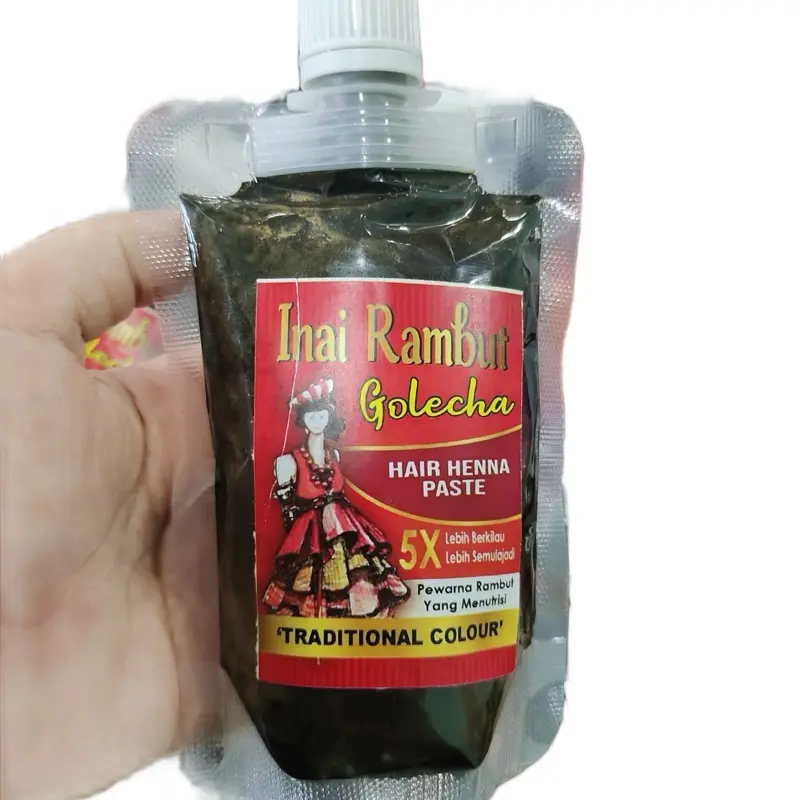 INAI RAMBUT HENNA PASTE MERAH MAROON - TikTok Shop Malaysia