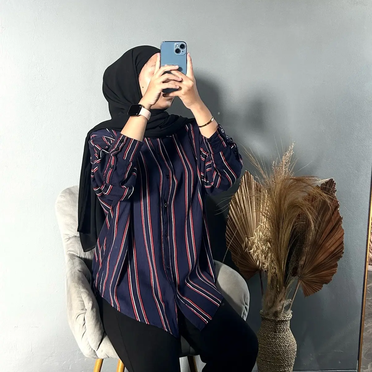 KEMEJA BLOUSE OVERSIZE RAYON VISCOSE LD 115, 130