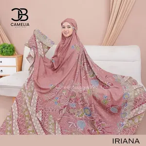 Mukena wanita Jumbo atasan bawahan dewasa Rayon Premium dingin nyaman motif terbaru || Mukena IRIANA BEST SELLER camelliaboutique 99