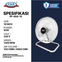 Gambar CKE Kipas Angin Lantai Tornado 18 Inch 220V Industrial Floor Desk Fan Angin Kuat Stainless Steel dari Kipas Online CKE Kota Administrasi Jakarta Barat 2 Tokopedia