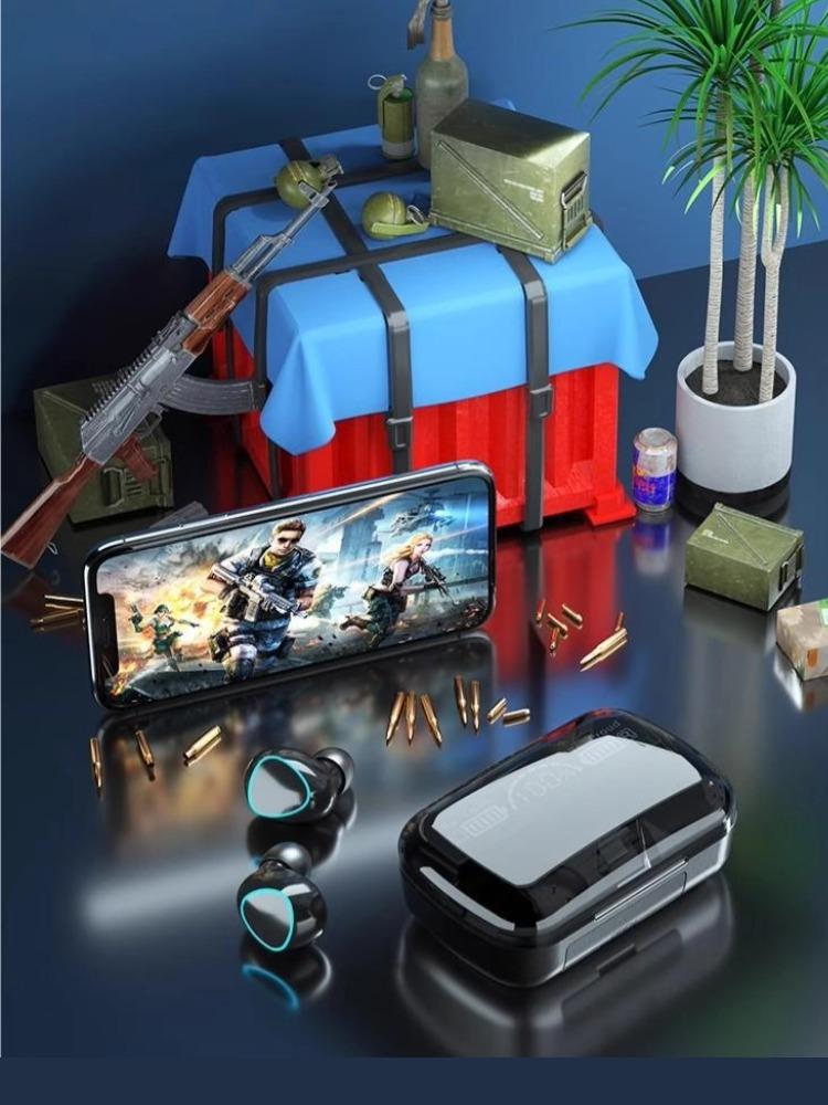 Headset TWS M10 Bluetooth, Earphone LED Display Pengisian Nirkabel, Earbuds Kontrol Sentuh, Headphone HIFI Suara Jernih Anti Air Headset TWS M10 Bluetooth, Earphone LED Display Pengisian Nirkabel, Earbuds Kontrol Sentuh, Headphone HIFI Suara Jernih Anti Air