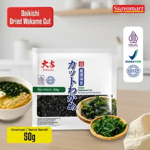 Cut Wakame Rumput Laut Kering 50g 100g / Dried Seaweed / Miyeok Myeok Miso soup