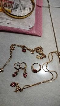 Product Review of gelang tangan keroncong pasir Arab terbuat dari coin asli anti luntur Bracelets from D**a 3
