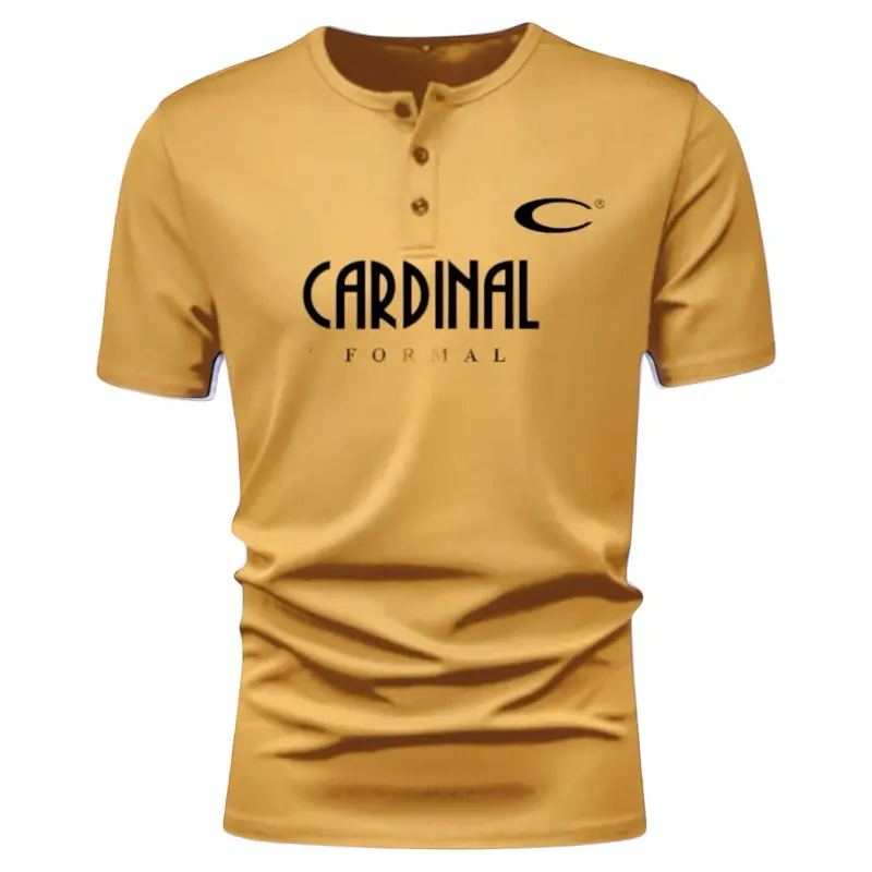 KAOS COWOK LENGAN PENDEK SABLON CR  / Kaos Hanley Pria Lengan Pendek / Kaos Kancing Pria Lengan Pendek Pria / Kaos Sablon CR Distro Keren Dewasa Motif Polos 7
