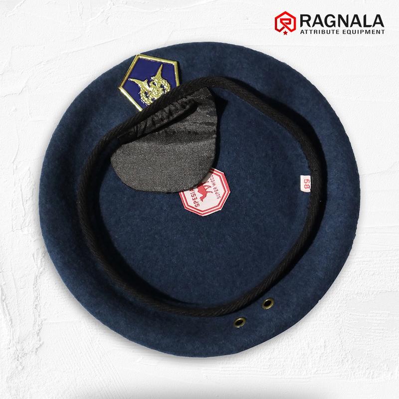 Baret Camel TNI AU dengan Emblem Satu Set 0