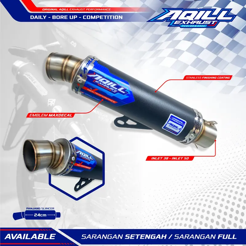 knalpot SILINCER / SLENCER ONLY P24 Garansi Pabrik 0