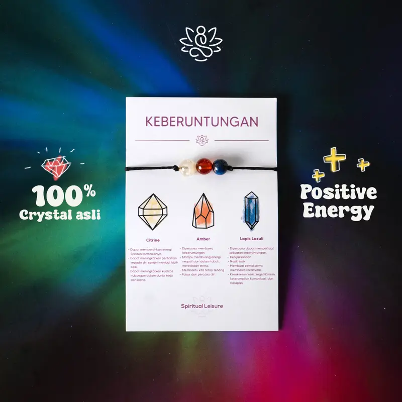 Gelang Kristal Healing dan Prosperity 3