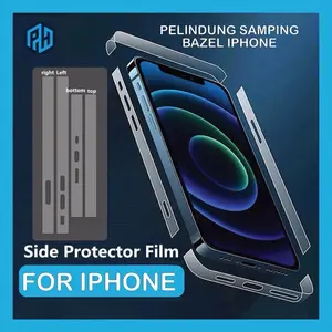 ￼Pelindung Bazel samping iphone pelindung  samping iphone 12 | 13 | 14 | 15 pro max hydrogel pelindung frame samping case android