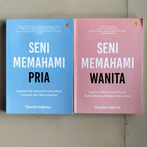 PAKET 2 BUKU SELF IMPROVEMENT / SENI MEMAHAMI PRIA / SENI MEMAHAMI WANITA / RISALAH DOA