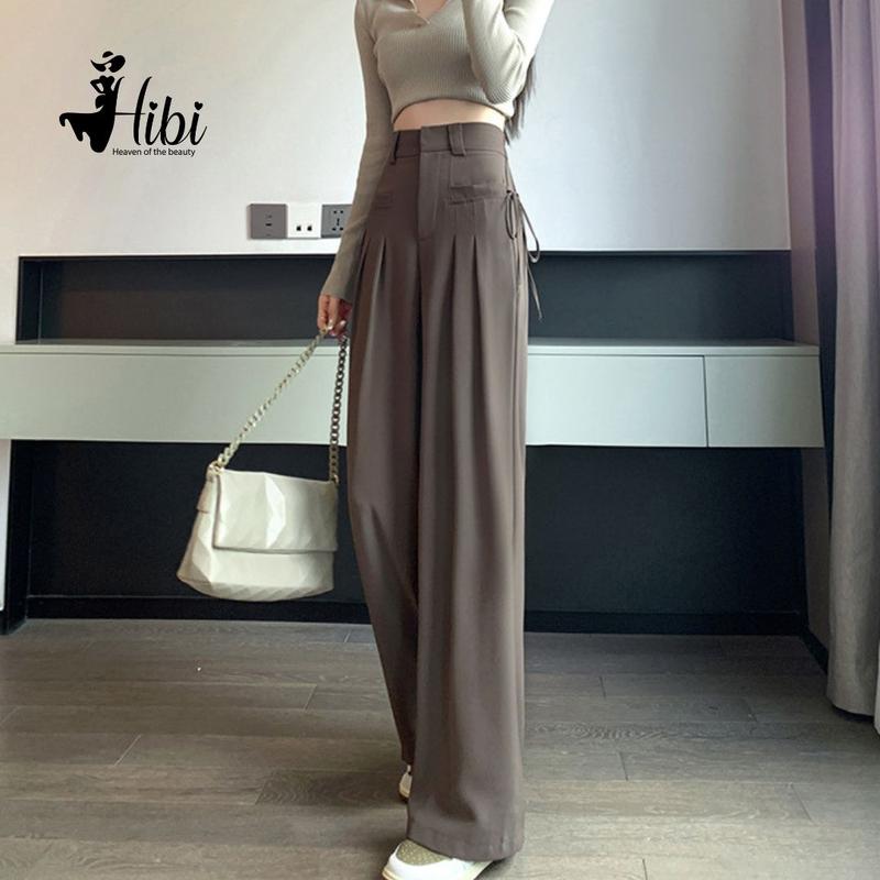  Quần tây nữ ống rộng dáng ôm cho nữ túi vuông có dây QN37 