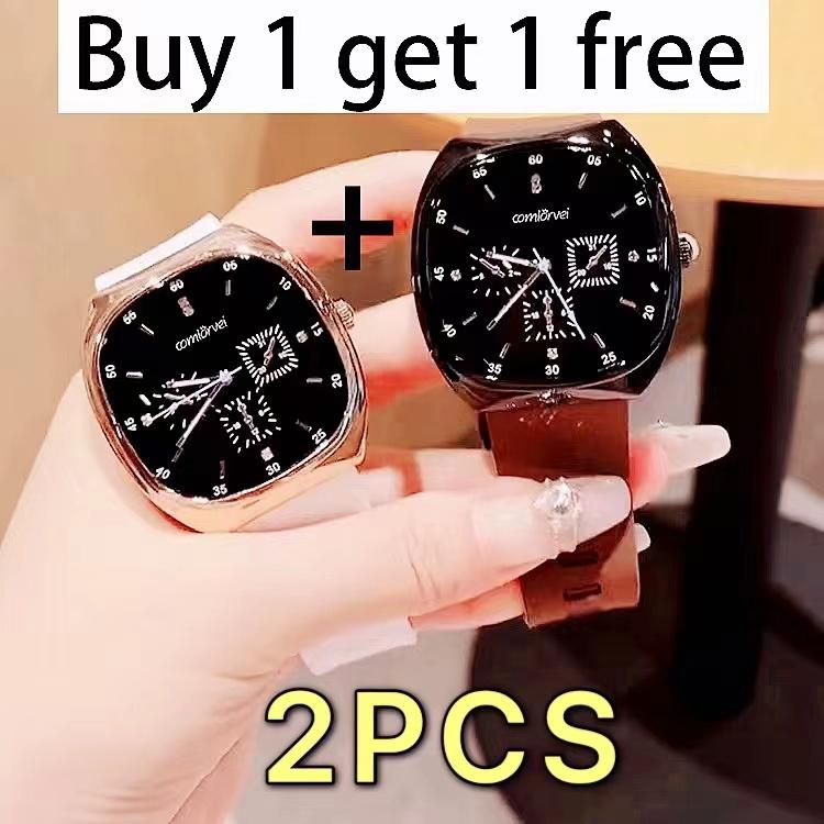 Giảm giá để mua 1-1, 2 đồng hồ silicon, người đàn ông và phụ nữ, thanh lịch thời trang, cao cấp xem Đeo Tay Watch